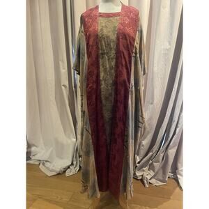 Vintage Stock 80’s Rayon Jaquard  Caftan Up To XXL Unworn!